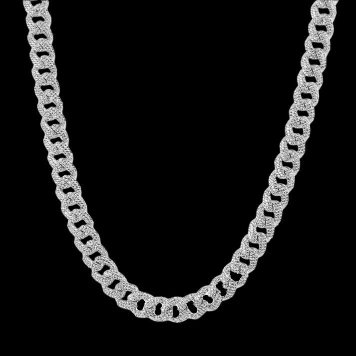 MONEYED 12MM Silver Chain Necklace
