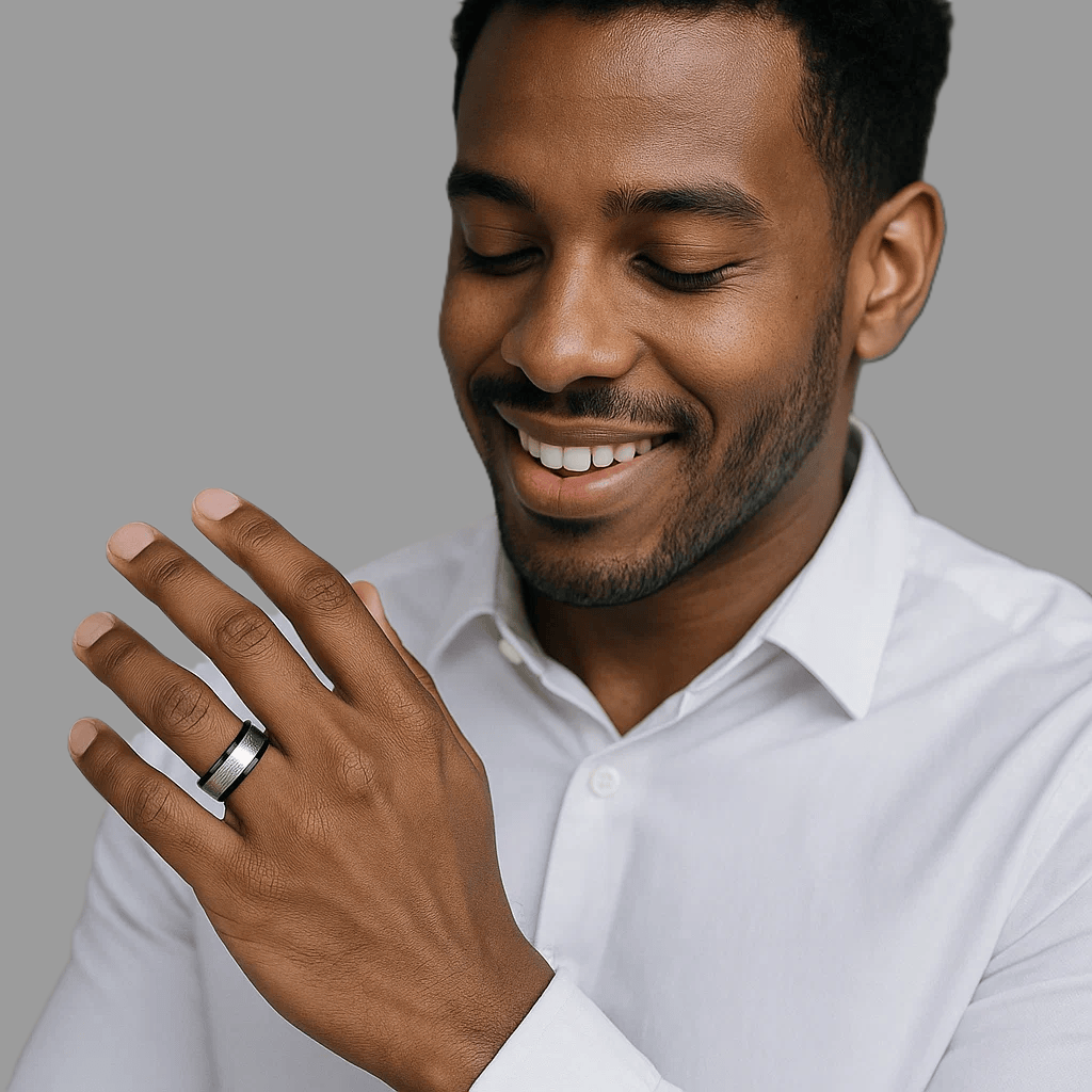 RICERCATO Tungsten Finger Ring