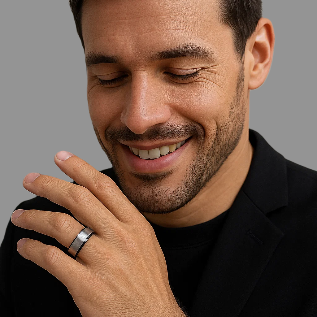RICERCATO Tungsten Finger Ring
