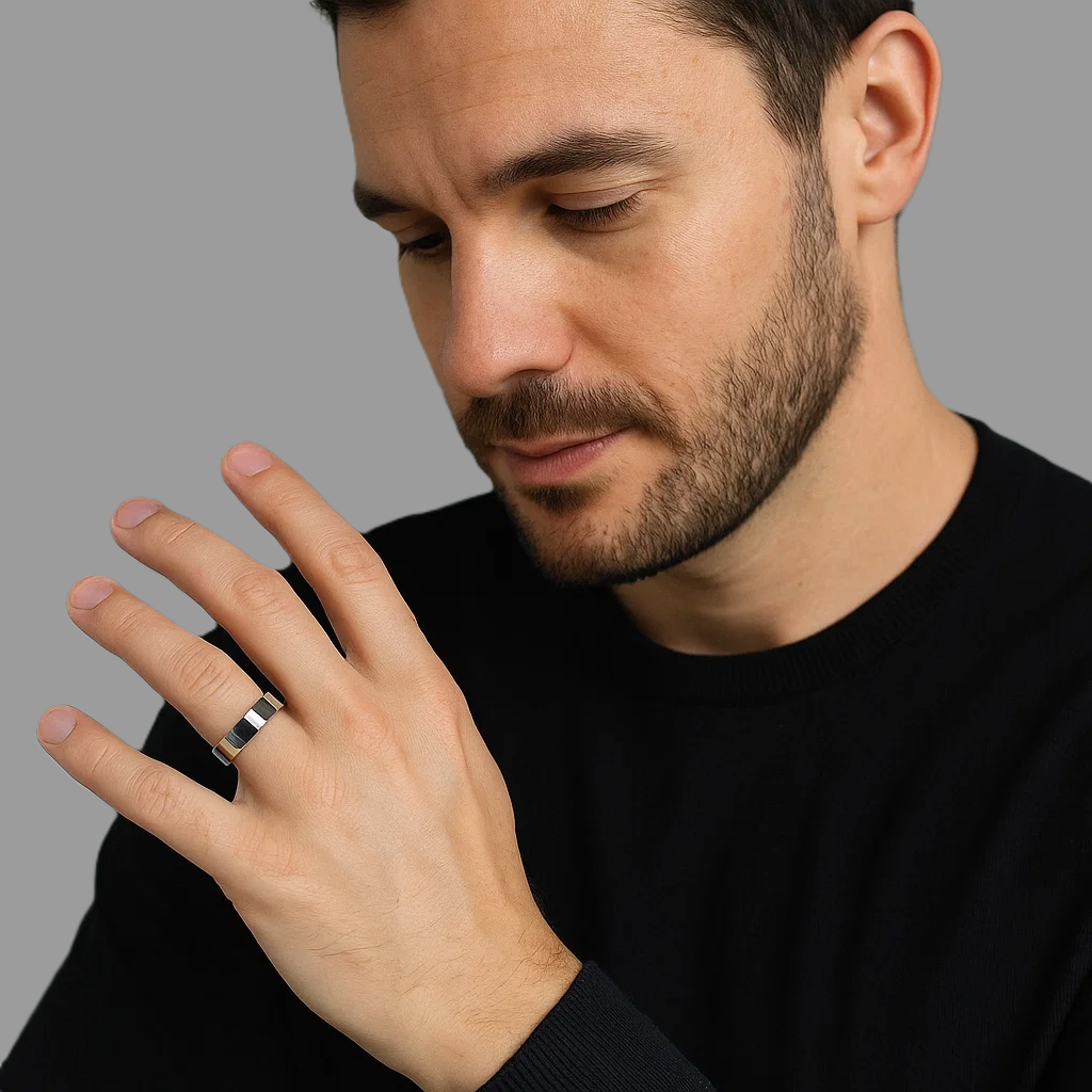 CONGRESSIONAL Tungsten Finger Ring
