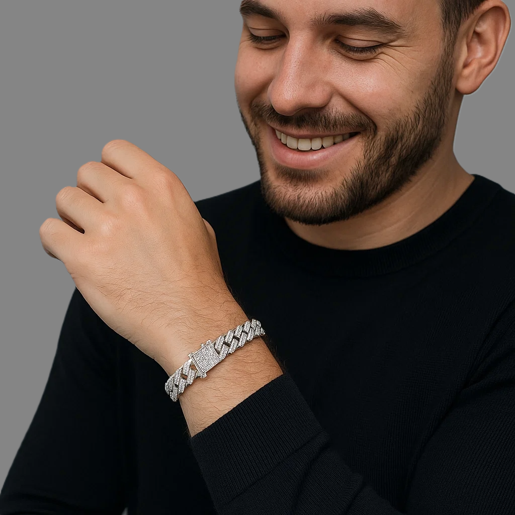 ANGUS 10 MM Silver Wristlet (Bracelet)