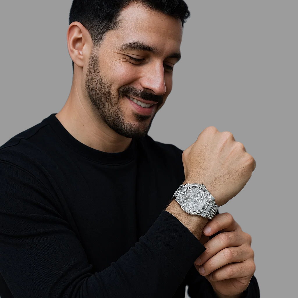 LUXE 42 MM Iron Watch