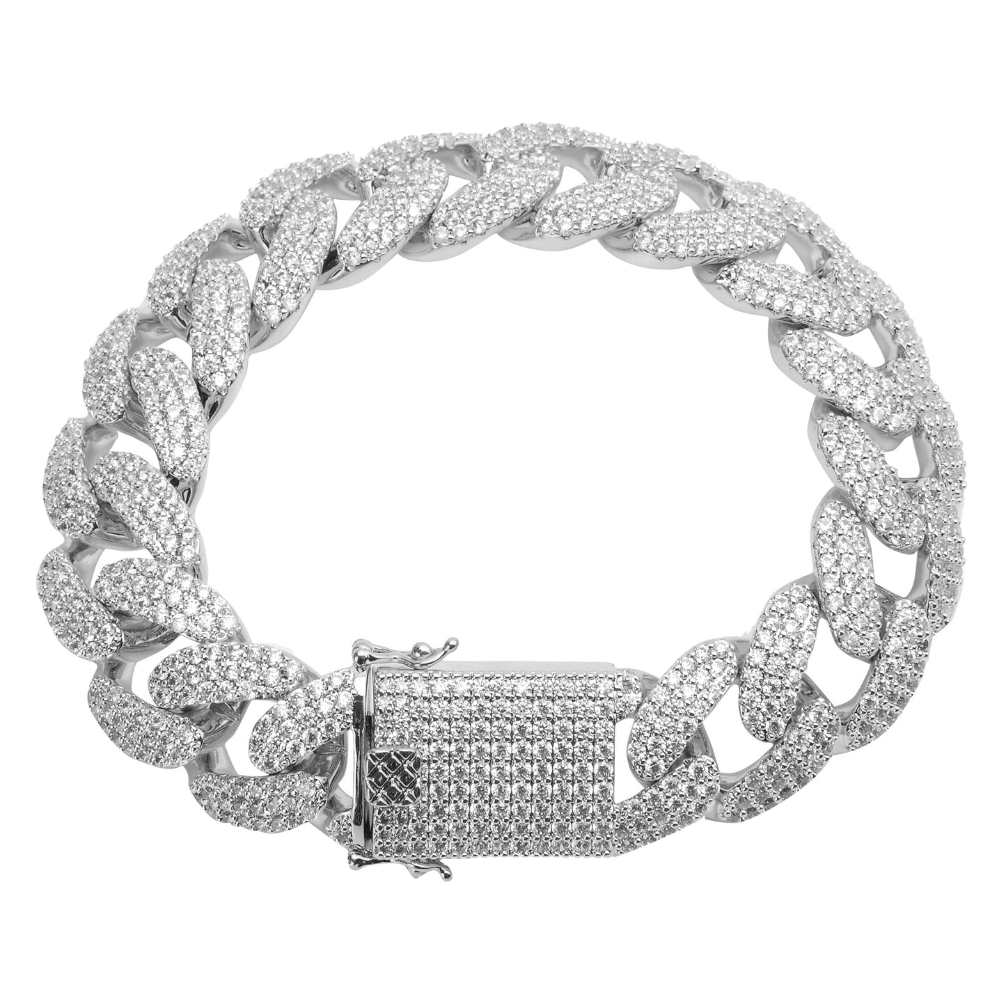 MONEYED 12MM Silver Wristlet (Bracelet)