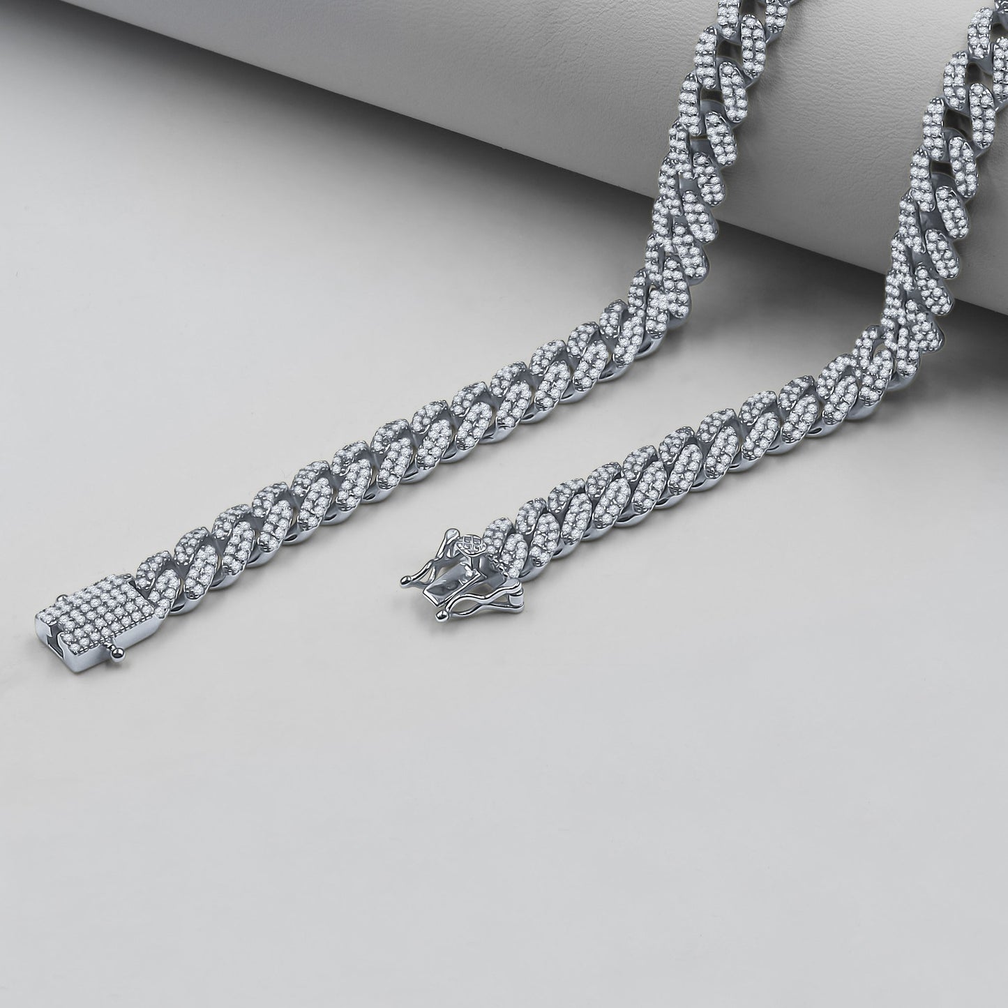 ANGUS 10 MM Silver Chain Necklace