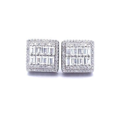 CADENZA Silver Ear Rings