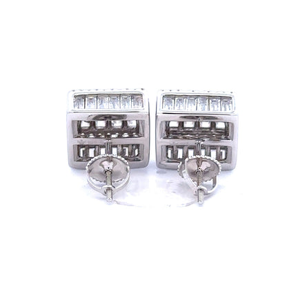 CADENZA Silver Ear Rings