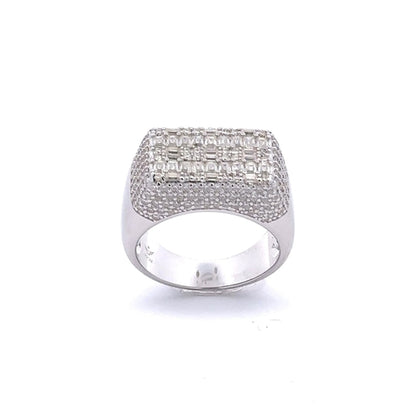 SERENZO Silver Finger Ring