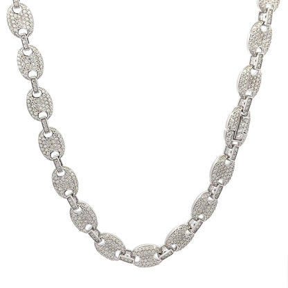 ENIGMATIC 8 MM Silver Chain Necklace