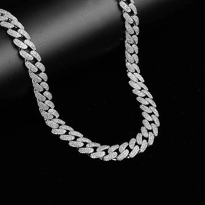 ANGUS 10 MM Silver Chain Necklace