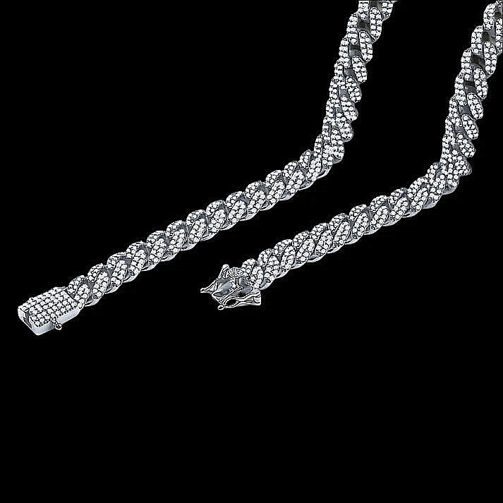 ANGUS 10 MM Silver Chain Necklace