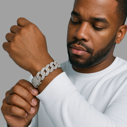 MONEYED 12MM Silver Wristlet (Bracelet)