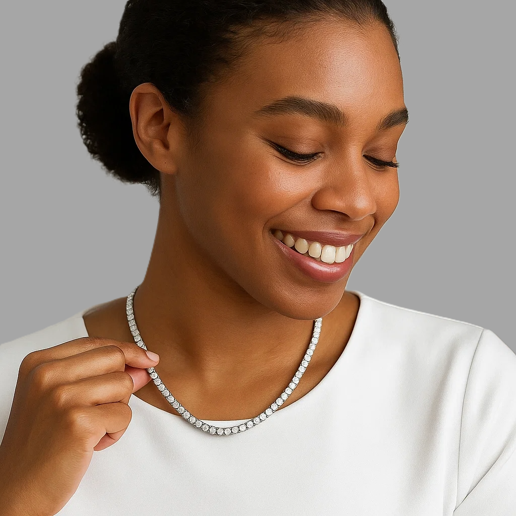 SPARKLE 3MM Silver Chain Necklace