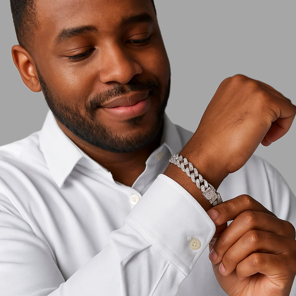 ANGUS 10 MM Silver Wristlet (Bracelet)