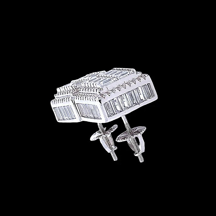 CADENZA Silver Ear Rings