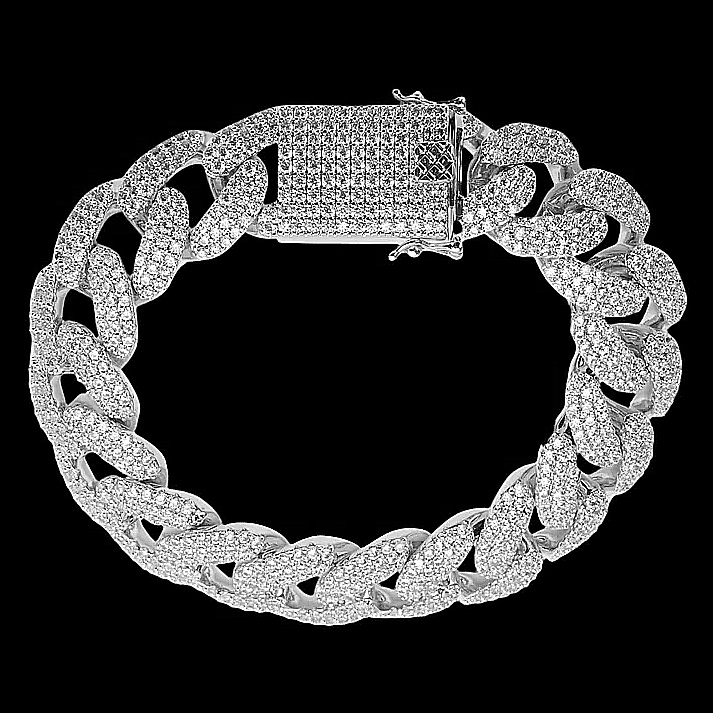 MONEYED 12MM Silver Wristlet (Bracelet)