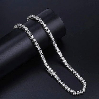 SPARKLE 3MM Silver Chain Necklace