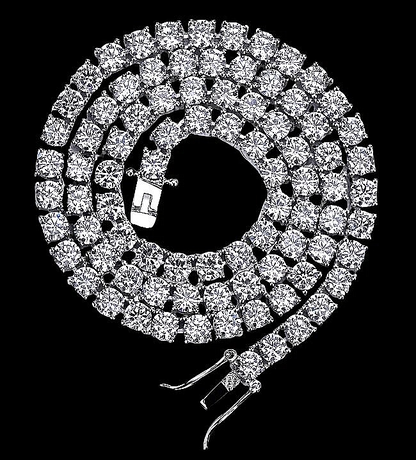 SPARKLE 3MM Silver Chain Necklace