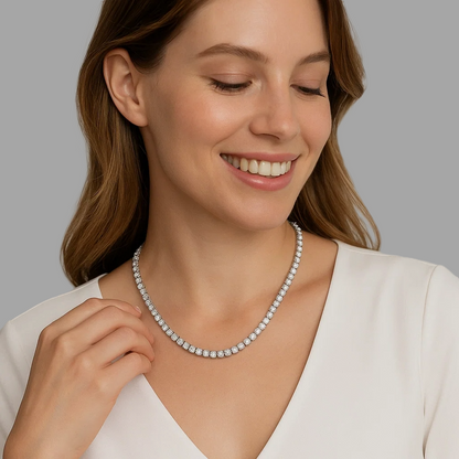 SPARKLE 3MM Silver Chain Necklace